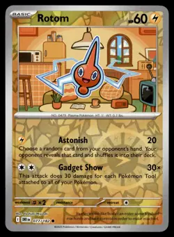 Rotom 077/182 Common Destined Rivals Pokemon Reverse Holo Near Mint - Image 1