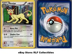 2012 Pokemon, B&W Next Destinies Promos, #81/99 Persian, Cosmos Holo Rare - Image 1