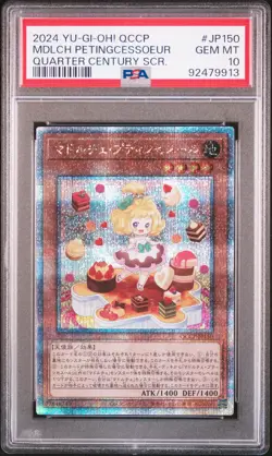 2024 YU-GI-OH! QUARTER CENTURY SECRET RARE MADOLCHE PETINGCESSOEUR PSA 10 - Image 1