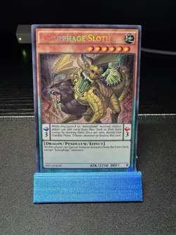 Yugioh Amorphage Sloth SHVI-EN030 Secret Rare NM - Image 2