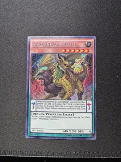 Yugioh Amorphage Sloth SHVI-EN030 Secret Rare NM - Image 4