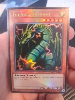 Yu-Gi-Oh! TCG Thunder Dragon Legendary Collection Kaiba LCKC-EN067 Ultra - Image 1