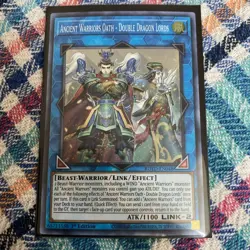 Yugioh - Ancient Warriors Oath - Double Dragon Lords ROTD-EN048 1st SUPER NM X1 - Image 1