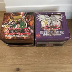 Yugioh Elemental Energy empty Hobby booster box 103375 + Starter Joey & Pegasus - Image 1