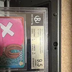 Tony Tony Chopper - OP8001 Alt Art Leader Beckett 9.5 One Piece Card Game - Image 2