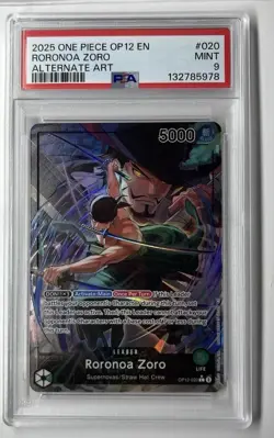 Roronoa Zoro (020) (Alternate Art) OP12-020 Legacy of the Master Foil - Image 1