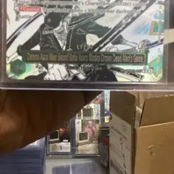Demon Aura Nine Sword Style Asura Blades Drawn OP12-037 Holo Event, One Piece - Image 3