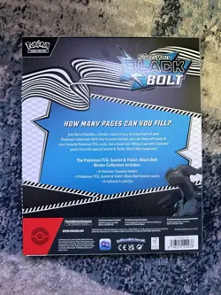 Pokemon TCG - Black Bolt Binder Collection Trading Card Game Set - SEALED 🔥 - Image 2