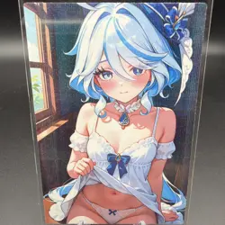 Furina Genshin Impact Anime Waifu Card Doujin ACG Goddess - Image 1