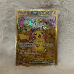 Pokemon Pikachu Ex Surging Sparks Hyper Rare Full Art Holo Foil Card 247/191 - Image 1