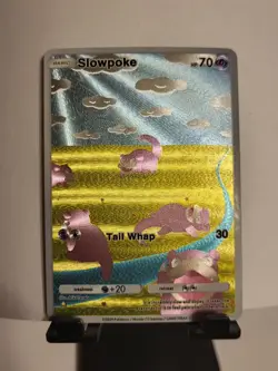 ART CARD ~ Pokemon Pocket TCG Slowpoke Illustration Immersive TEXTURED ~ - Image 1