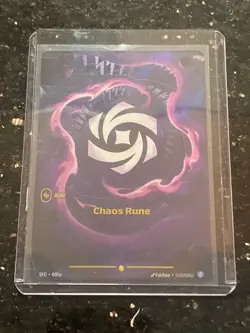 Chaos Rune (Alternate Art) Card – Riftbound Spiritforged Set - Fresh from Pack - Image 3