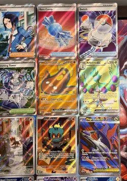 Pokemon 16 Card Lot - Acended Heroes Mega Evolution IR and Full Art Card Lot!!! - Image 4