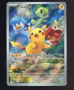 2023 Pokemon Pikachu #027 Holo Scarlet & Violet Promo Card - Image 1