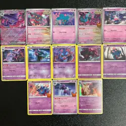 x13 Misdreavus Mismagius Pokemon cards mixed lot cute psychic type Rare EX - Image 1