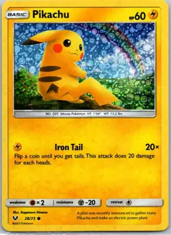 Pikachu - 28/73 (General Mills) Promo Miscellaneous Cards & Products 028/073 LP - Image 1