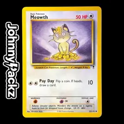 Meowth 53/110 - 2000 Legendary Collection - Uncommon - Pokemon Card (VLP) - Image 1