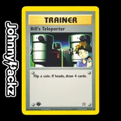 Bills Teleporter 91/111 - 2000 Neo Genesis 1st Edition WOTC - Pokemon Card (NM) - Image 1