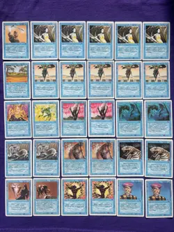 85x MTG 3rd Edition Card Lot - REVISED 1994 MAGIC 90S VINTAGE TRADING WIZARDS - Image 1