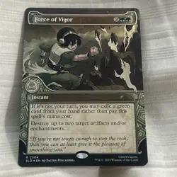 Force of Vigor Avatar Secret Lair Drop Series Rainbow Foil Magic The Gathering - Image 1