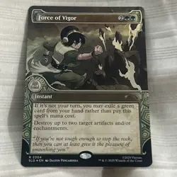 Force of Vigor Avatar Secret Lair Drop Series Rainbow Foil Magic The Gathering - Image 2