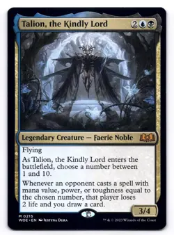 Talion, the Kindly Lord NM Wilds of Eldraine 0215 MTG Regular - Image 1