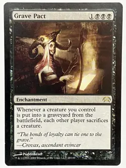 Grave Pact LP Planechase 28/169 MTG Regular - Image 1
