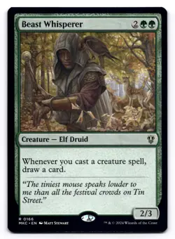 Beast Whisperer NM Commander: Murders at Karlov Manor 0166 MTG Regular - Image 1