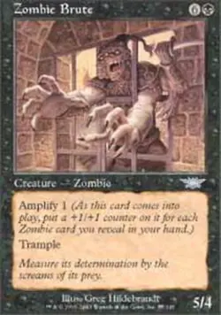 Zombie Brute - Legions #87/145 MTG Magic The Gathering - Image 1