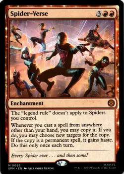 MTG Spider-Verse Normal NM Marvel's Spider-Man Magic 93 - Image 1