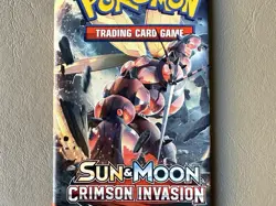 Pokemon TCG Sun and Moon CRIMSON INVASION Booster Pack Factory Sealed NIP 820650802492 - Image 4
