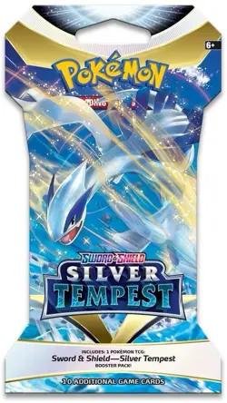 1x Pokemon TCG Sword & Shield Silver Tempest Sleeved Booster Pack Factory Sealed - Image 1