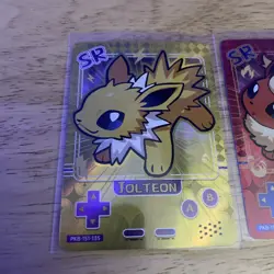 Pokemon Poke Baby Cards Jolteon, Flareon, And Vaporeon SRs Misprint On Vaporeon - Image 2