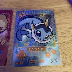 Pokemon Poke Baby Cards Jolteon, Flareon, And Vaporeon SRs Misprint On Vaporeon - Image 4