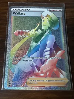 Wallace 208/195 Silver Tempest Rainbow Art Rare Pokemon TCG NM - Image 1