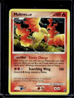 2008 Pokemon Diamond & Pearl Majestic Dawn Moltres Holo #10/100 - Image 1