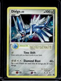 2008 Pokemon Diamond & Pearl Majestic Dawn Dialga Holo #4/100 - Image 1
