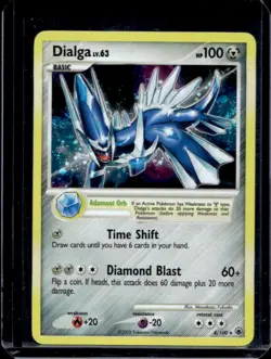 2008 Pokemon Diamond & Pearl Majestic Dawn Dialga Holo #4/100 - Image 1