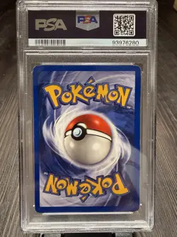 Pokemon TCG Pikachu Red Cheeks Base Set Shadowless Card 58/102 PSA 4 - Image 3
