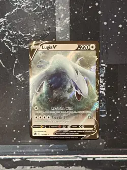 Pokemon Lugia v TCG Silver Tempest Holo Ultra Rare Card 138/195 - Image 1
