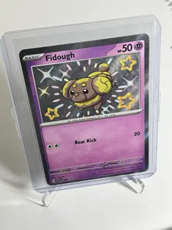 Fidough SVP069 Scarlet & Violet Pokemon Promo Card Shiny Rare NM Near Mint - Image 1