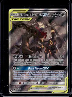 2020 Pokemon SM Black Star Promos Umbreon & Darkrai Tag Team #SM241 - Image 1