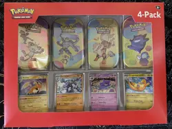 Pokemon 151 Scarlet and Violet Sam's Club 4 Tin Bundle - Image 1