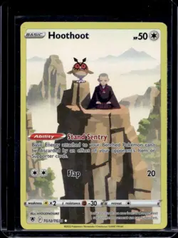 2022 Pokemon SWSH Astral Radiance Hoothoot Trainer Gallery #TG12/TG30 - Image 1