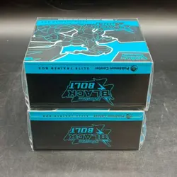 Lot of (2) Pokemon Black Bolt Pokemon Center Elite Trainer Box Exclusive Sealed - Image 3