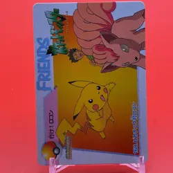 Vulpix Pikachu BANDAI Pokemon anime Collection carddass TCG Japan Nintendo F/S a - Image 2