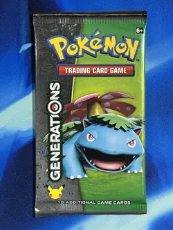 Pokemon 2016 XY Generations Booster Pack Venusaur Art TCG Nm Mint - Image 1