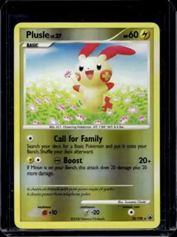 2008 Pokemon Diamond & Pearl Majestic Dawn Plusle Reverse Holo #28/100 - Image 1