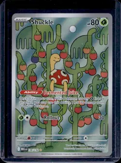 2025 Pokemon Mega Evolution Shuckle Illustration Rare #136/132 - Image 1