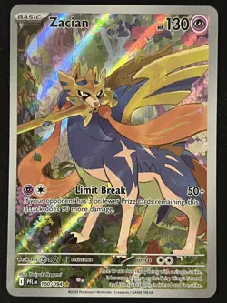 Pokemon TCG Zacian 100/094 Illustration Rare - Phantasmal Flames - Pack Fresh ✅ - Image 1